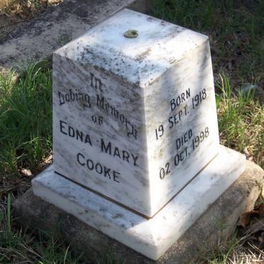 COOKE Edna Mary 1918-1998