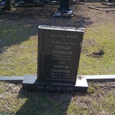 CHISHOLM John M. 1924-1995 &amp; Estelle 1922-1989
