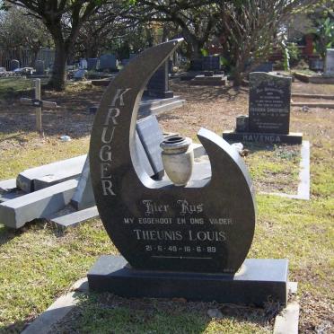 KRUGER Theunis Louis 1949-1989
