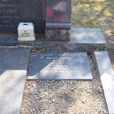 LOWE Stuart Anthony Basil 1913-1995