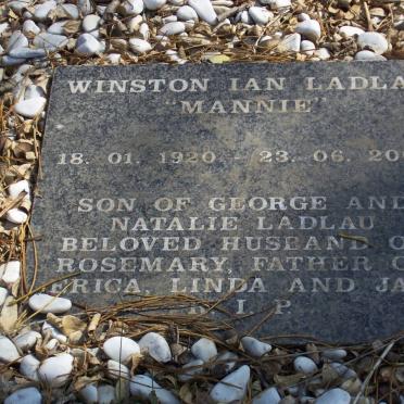 LADLAU Winston Ian 1920-2007
