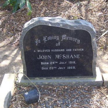 McSHANE John 1918-1969