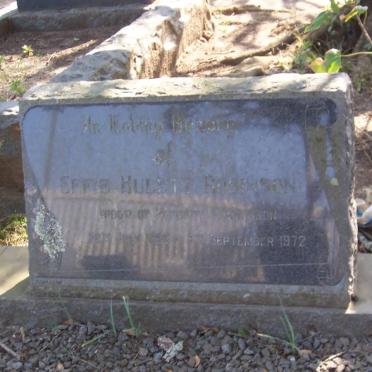ROBINSON Effie Hulett 1888-1972
