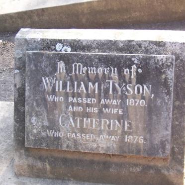 TYSON William -1870 &amp; Catherine -1876