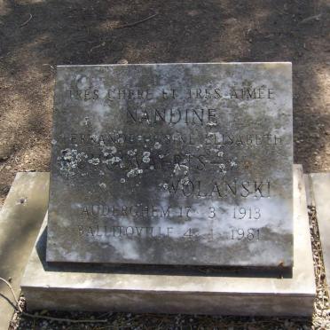WOLANSKI Nandine Fernande Josine Elisabeth, Choovaerts 1913-1981