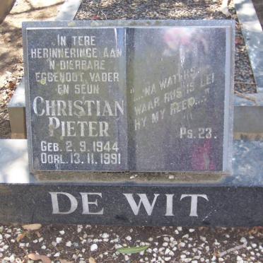 WIT Christian Pieter, de 1944 - 1991