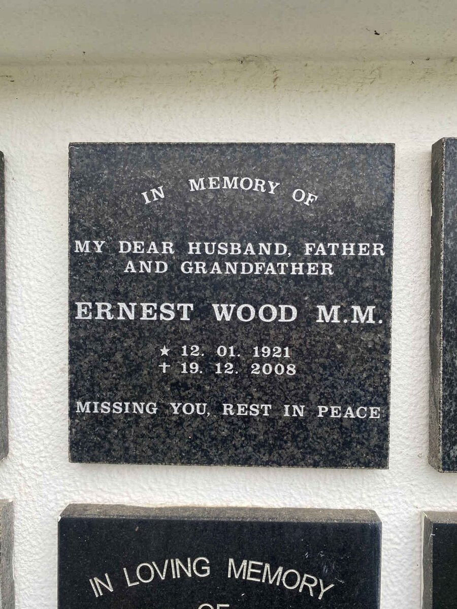WOOD Ernest M.M. 1921-2008