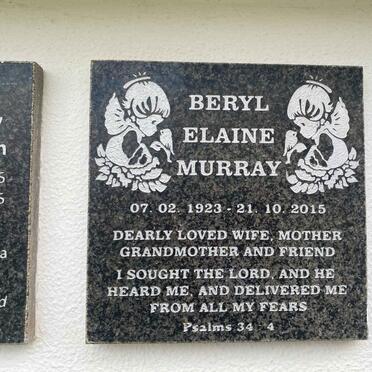 MURRAY Beryl Elaine 1923-2015