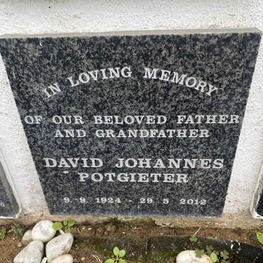 POTGIETER David Johannes 1924-2012