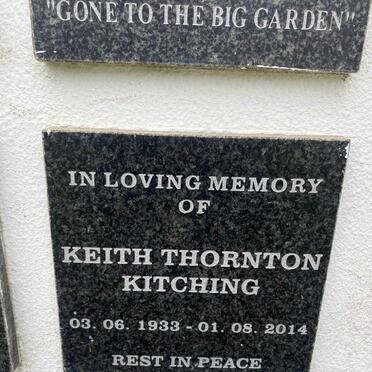 KITCHING Keith Thornton 1933-2014
