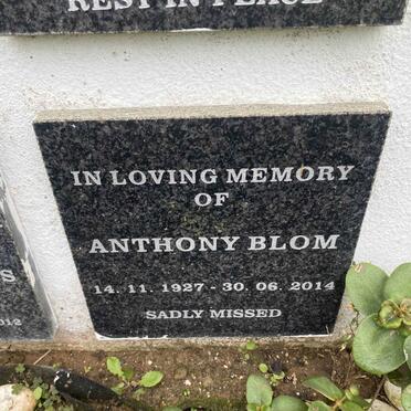 BLOM Anthony 1927-2014