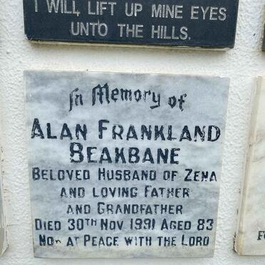 BEAKBANE Alan Frankland -1991