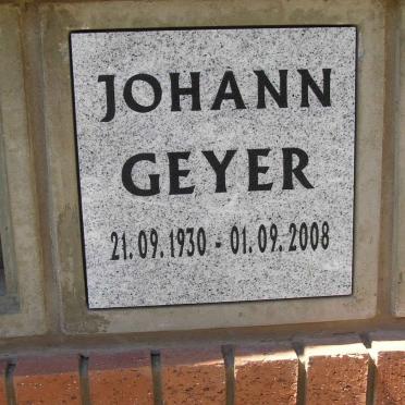 GEYER Johann 1930-2008