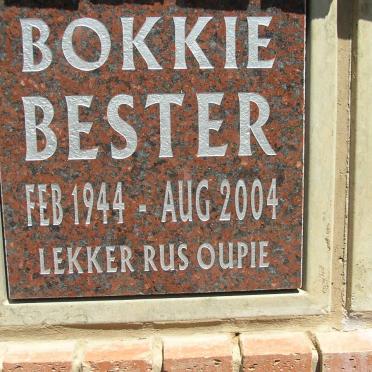 BESTER Bokkie 1944-2004