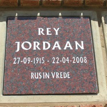 JORDAAN Rey 1915-2008