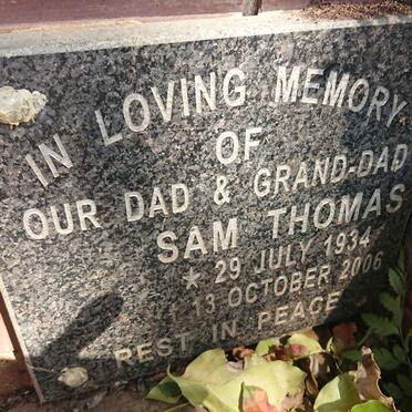 THOMAS Sam 1934-2006