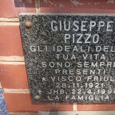 PIZZO Giuseppe 1921-1990