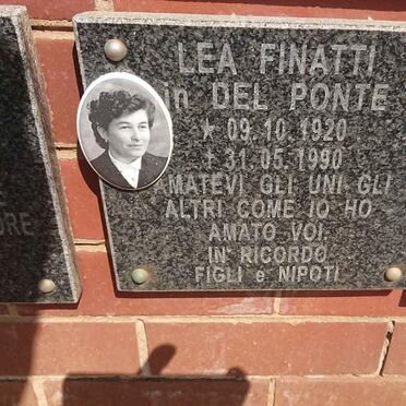 PONTE Lea Finatti, del 1920-1990