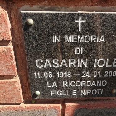 IOLE Casarin 1918-2000