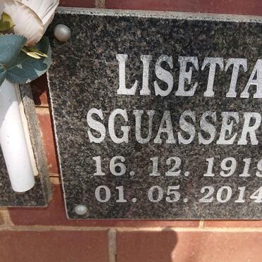 SGUASSERO Lisetta 1919-2014