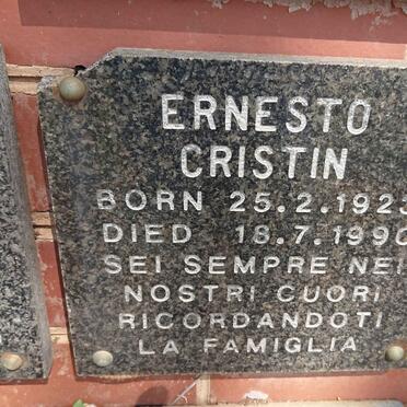 CRISTIN Ernesto 1923-1990