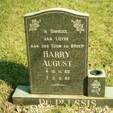 PLESSIS Harry August, du 1960-1985