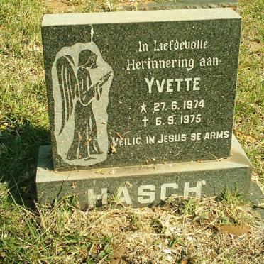 HASCH Yvette 1974-1975