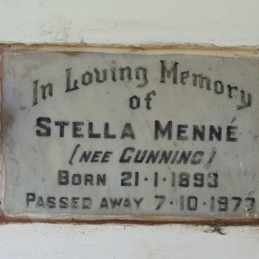 MENNE Stella nee GUNNING 1893-1973