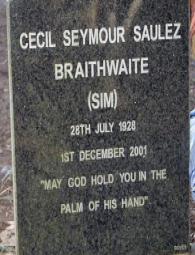 BRAITHWAITE Cecil Seymour Saulez 1928-2001