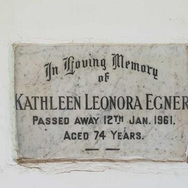 EGNER Kathleen Leonora -1961