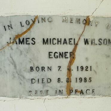 EGNER James Michael Wilson 1921-1985