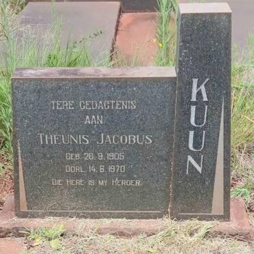 KUUN Theunis Jacobus 1905-1970