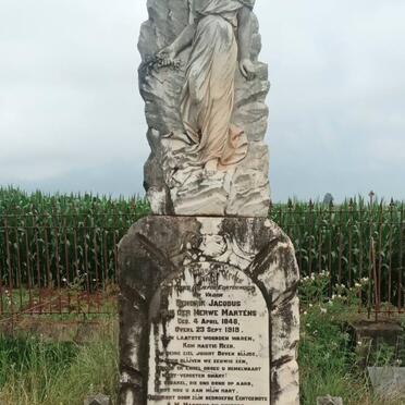 MARTENS Hendrik Jacobus Van der Merwe 1848-1919 & Anna Maria Isabella 1858-1943_1