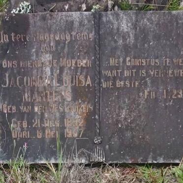MARTENS Dewald Johannes 1886-1919 & Jacomina Louisa VAN DER WESTHUIZEN 1892-1957_2
