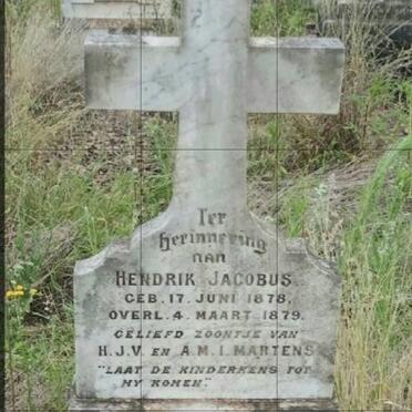 MARTENS Hendrik Jacobus 1878-1879