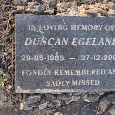 EGELAND Duncan 1965-2006