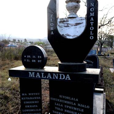 MALANDA Flora Nomatolo 1924-2007