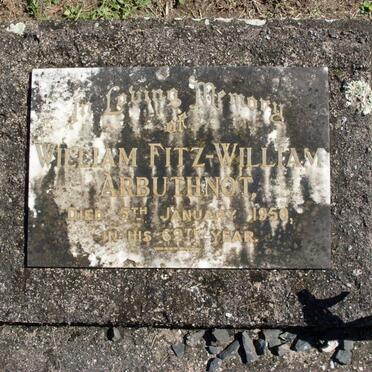 ARBUTHNOT William Fitz-William -1950