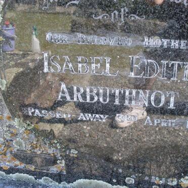 ARBUTHNOT Isabell Edith -1964
