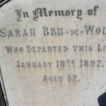 BRU-DE-WOLD Sarah -1892