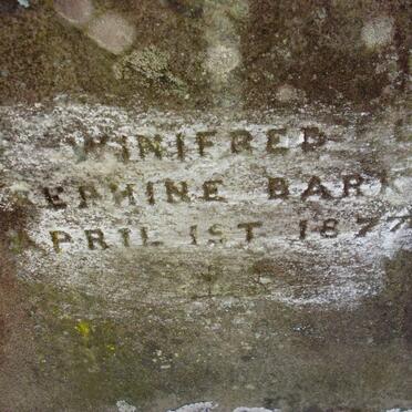 BARKER Winifred Ermine -1877