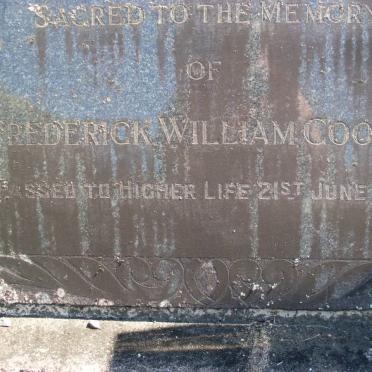 COOPER Frederick William -1916
