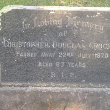 CROCKER Christopher Douglas -1970