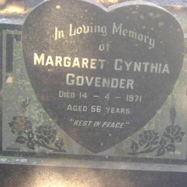 GOVENDER Margaret Cynthia -1941