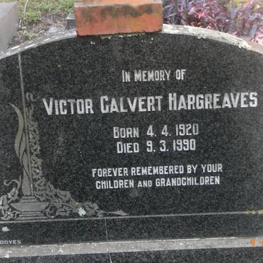 HARGREAVES Victor Calvert 1920-1990