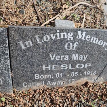 HESLOP Vera May 1918-2006