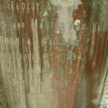 KNOX William Henry 1854-1889 