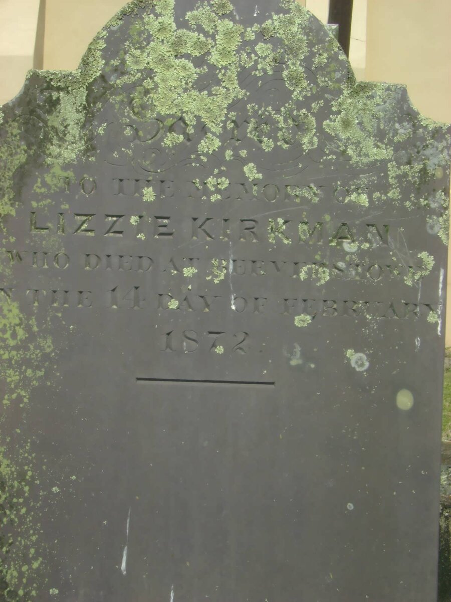 KIRKMAN Lizzie -1872