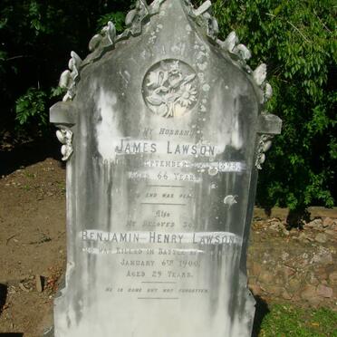 LAWSON James -1895 :: LAWSON Benjamin Henry -1900