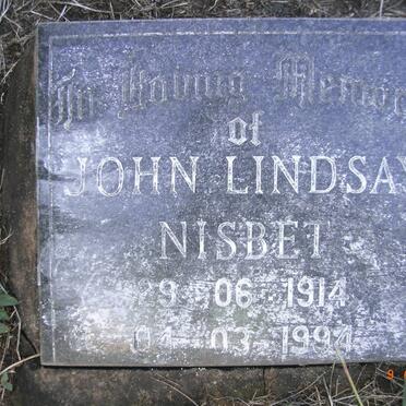 NISBET John Lindsey 1914-1994